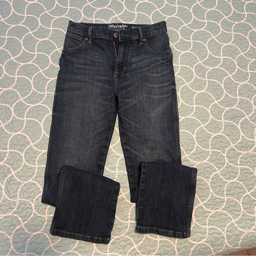 Wrangler Indigo Boot Cut Jeans “Retro” - Picture 6 of 9